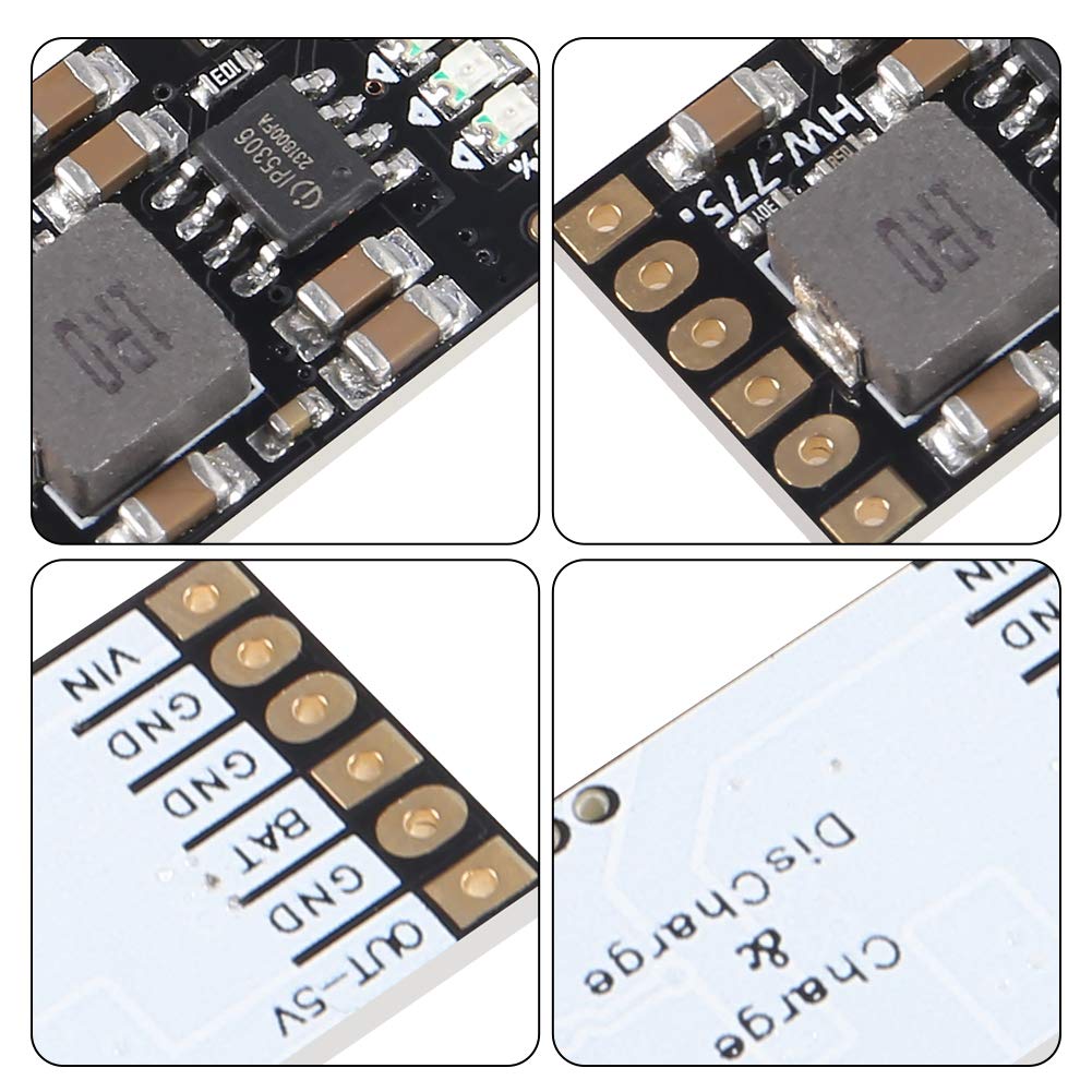 8PCS 2A 5V Charge Discharge Integrated Module 3.7V 4.2V for 18650 Lithium Battery Charging Boost Mobile Power Supply Charge and Discharge Protection…