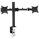 Dayton Audio Shadow Mount DESKARM-D Articulating Desktop Dual LCD Monitor Mount 13"-27"