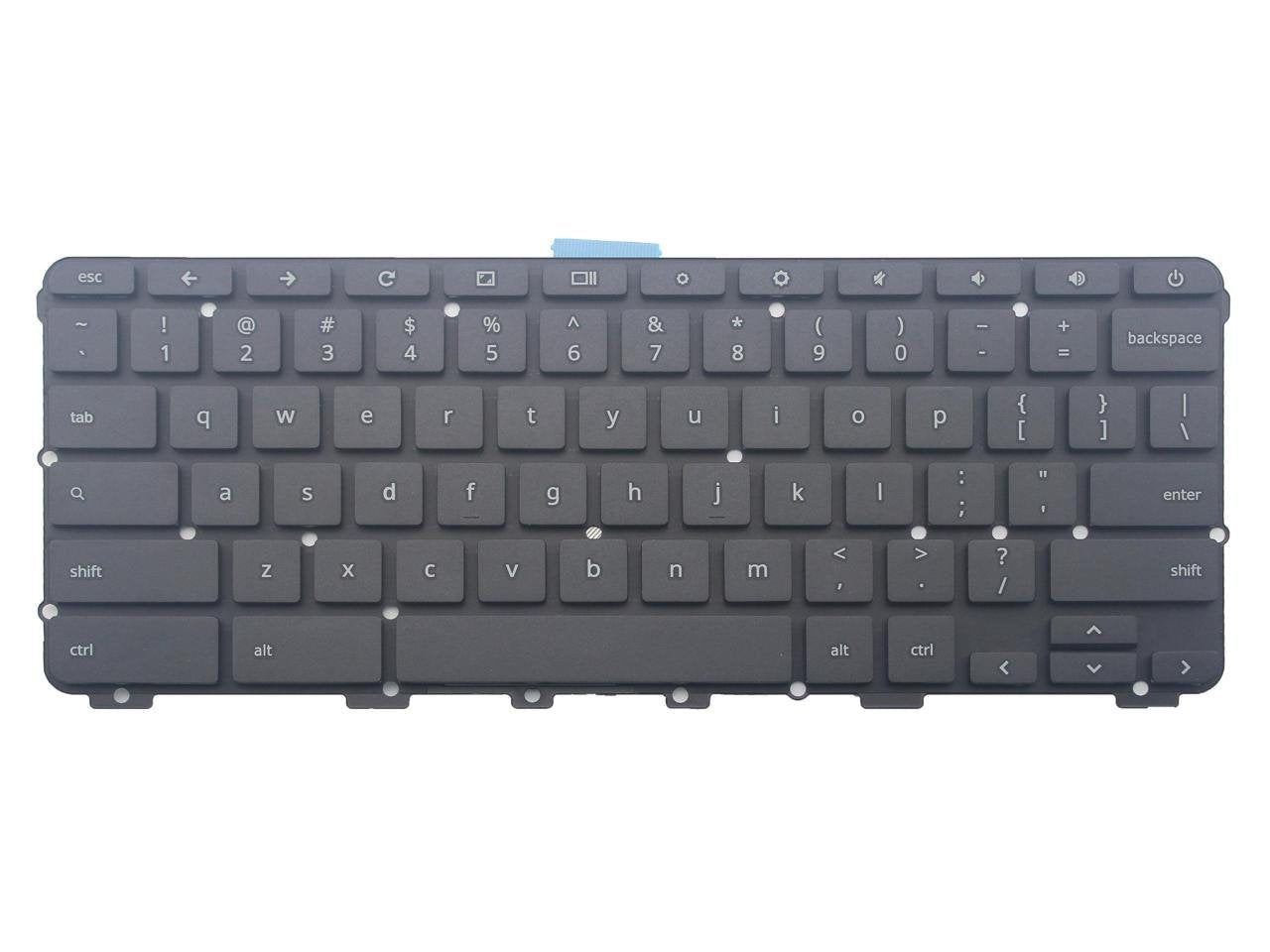 New US Laptop Keyboard Replacement for Lenovo Chromebook N21 Series NSK-G33SQ 01 API2AAENL6U Black Without Frame