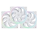 Thermalrlght TL-S12W X3 CPU Fan 120mm Case Cooler Fan, 4pin PWM Silent Computer Fan Under 23.2dB(A) for Case CPU Liquid Cooler and CPU Air Cooler
