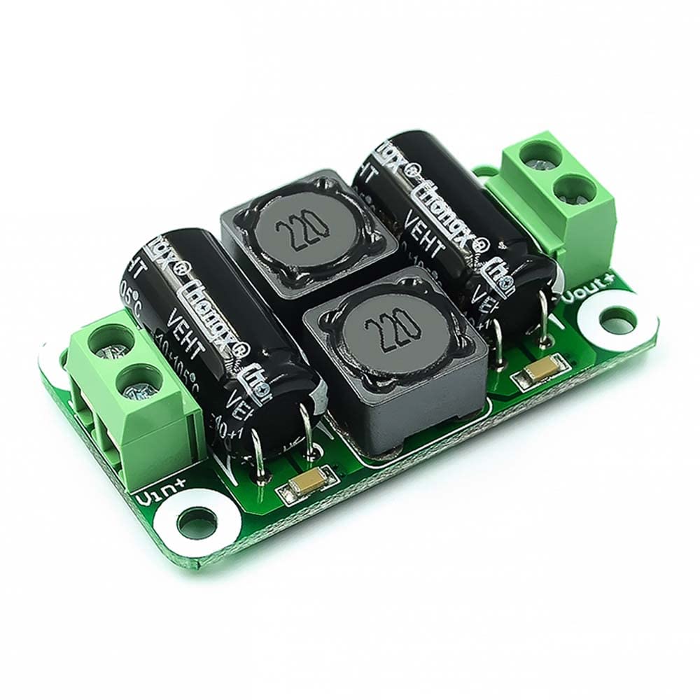Rakstore 3pcs 0-50V 4A DC Power Supply Filter Board Class D Power Amplifier Interference Suppression Board Car EMI Industrial Control Panel