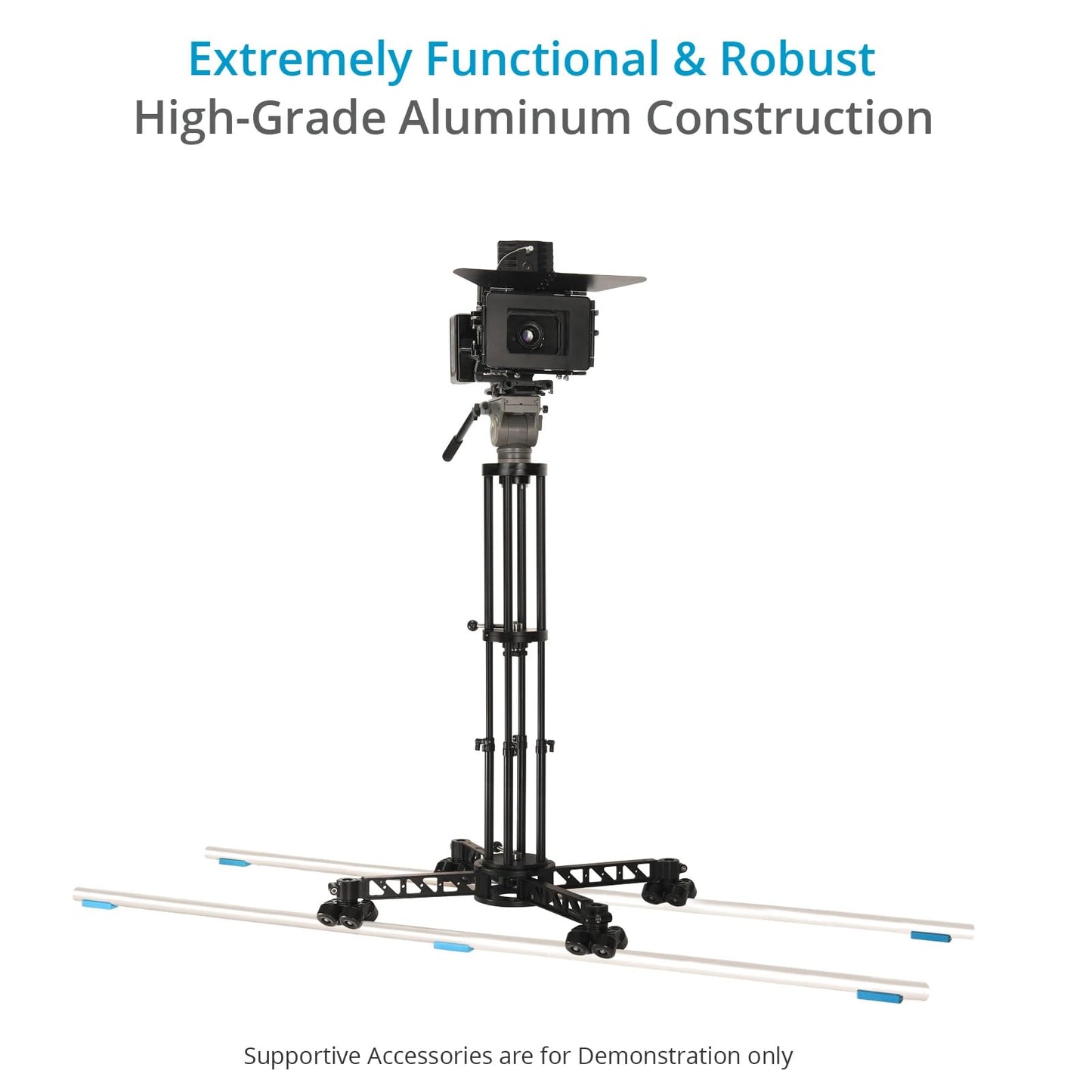 PROAIM Mitchell 6”/15cm Camera Height Riser for Mitchell Dollies/Mitchell Base Mount Products. Secure & Quick Lock Mechanism - Solid & Reliable Allows