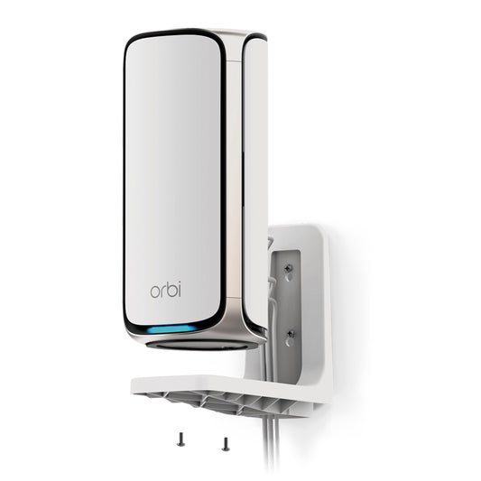 NETGEAR WiFi 7 Wall Mount Kit (RBEWM-10000S) Compatible with Orbi & Nighthawk WiFi 7 Systems, White