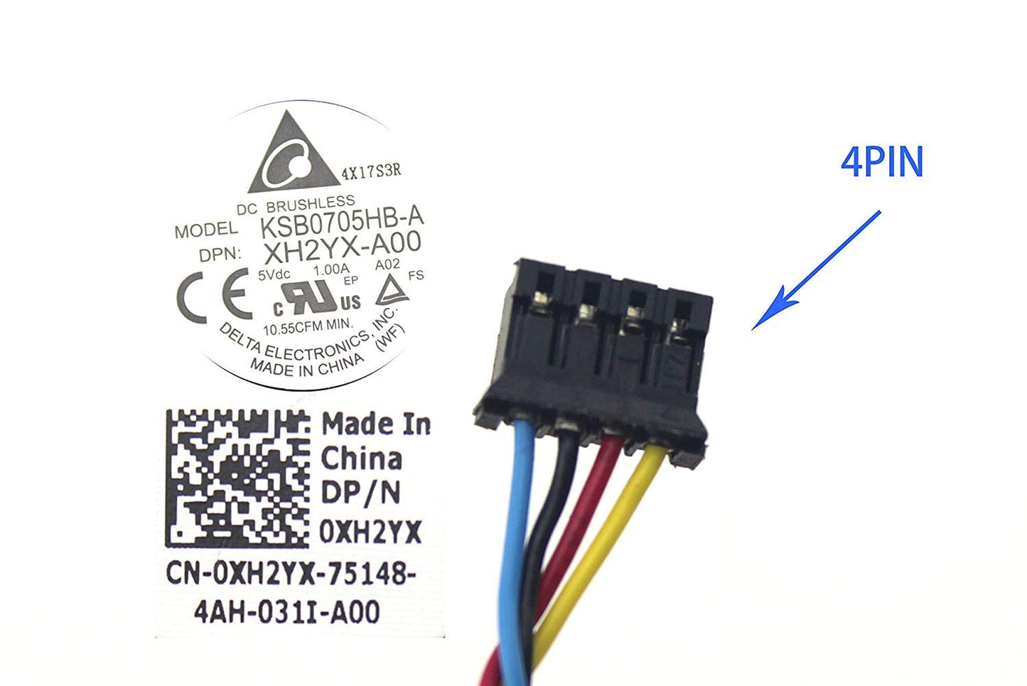 Original Genuine New for Dell Alienware Alpha R2 KSB0705HB-A-XH2YX-A00 0XH2YX CPU Cooling Fan