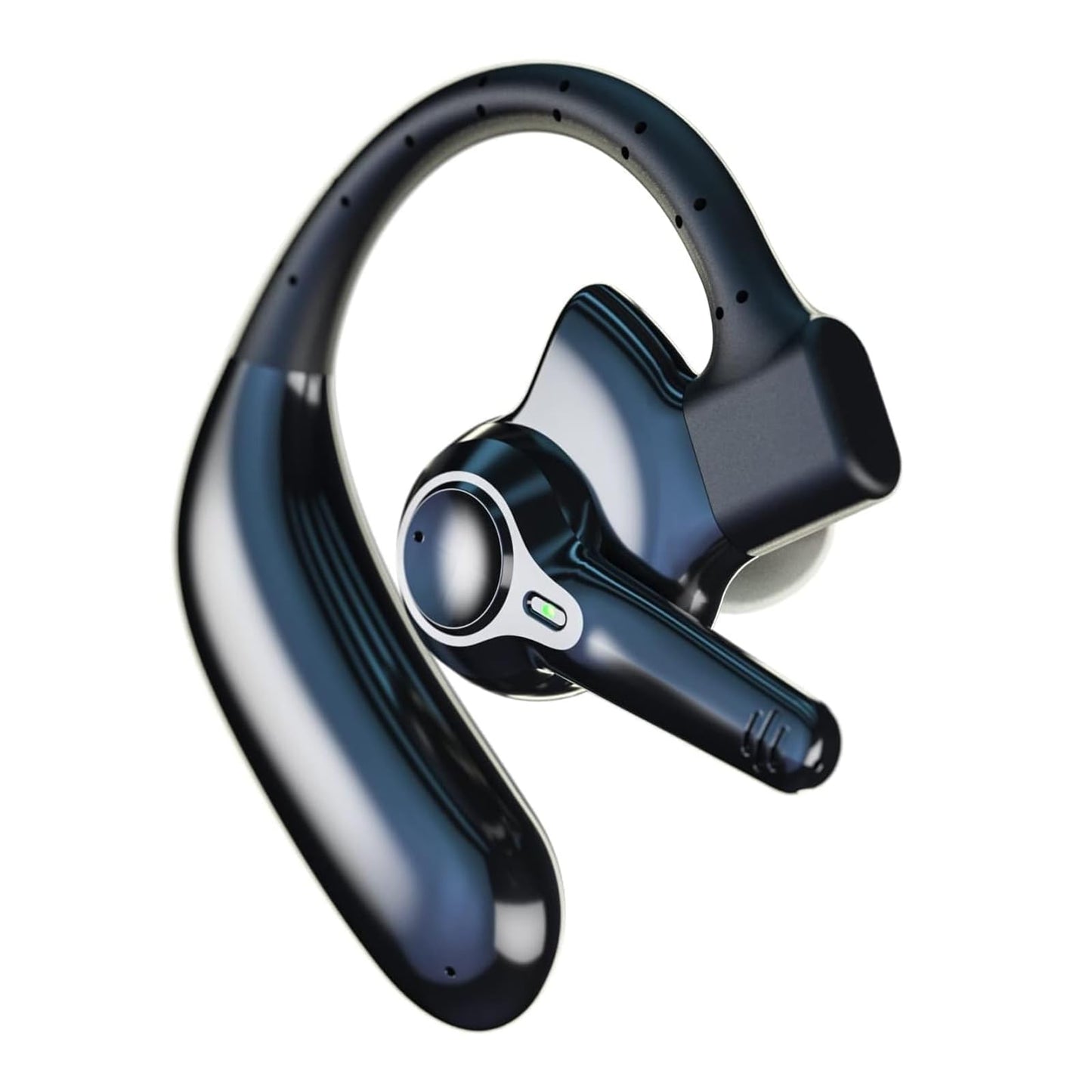 emotal Dual-Mic AI Noise Cancelling Bluetooth Headset for Cell Phones, 10 Days Standby 30Hrs HD Talktime Bluetooth Earpiece IPX6 Waterproof Ultralight