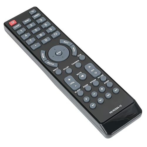 NS-RC02A-12 NSRC02A12 Replace Remote fit for Insignia LCD LED TV NS-15E720A12 NS-19E450A11 NS-22E730A12 NS-24E730A12 NS-26L450A11 NS-32E570A11