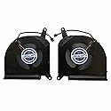 LANDALANYA Replacement new CPU and GPU Cooling Fan for Gigabyte AERO 15 OLED SA 17 HDR XA RP75XA RP77XA RP77XD 17g-yc 3080 PLB07010S12HH