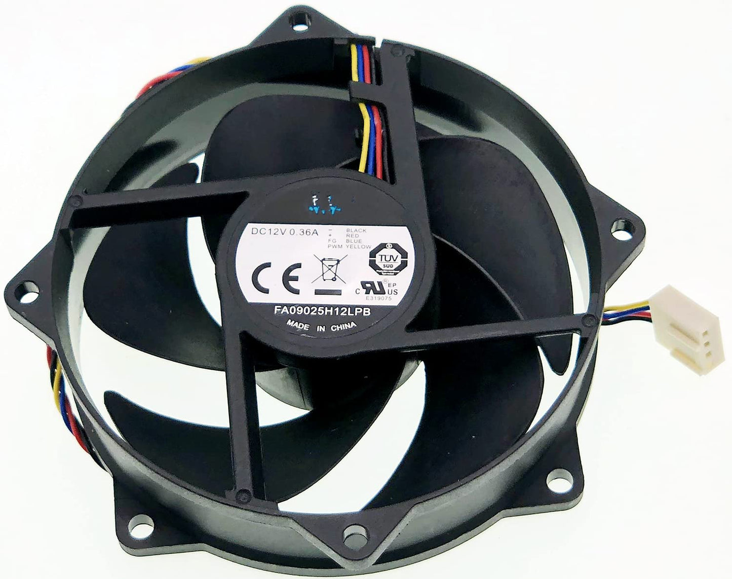 CPU Cooling Fan FA09025H12LPB 9025 9CM 4-Wire for I3 I5 I7 775 115X 1151 1150 1155 etc,DC12V 0.36A Cooling Fan