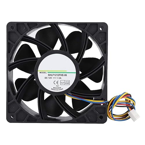 4-Pin Premium Quiet Cooling Fan,12V 1.5A Ball Bearings Dc Cooling Fan,PWM Heavy Duty Cooling Fan - 4500 RPM - 200CFM - 120mm