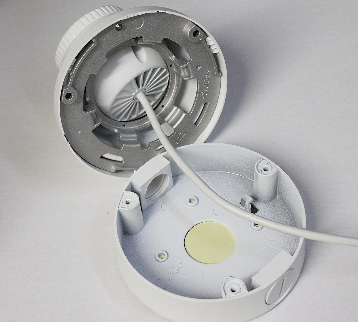 Kenuco Junction Box/Mounting Base hik-Compatible Turret Camera DS-2CD23x2 Size | 130MM X 32MM | BOX03 (White 1PK)