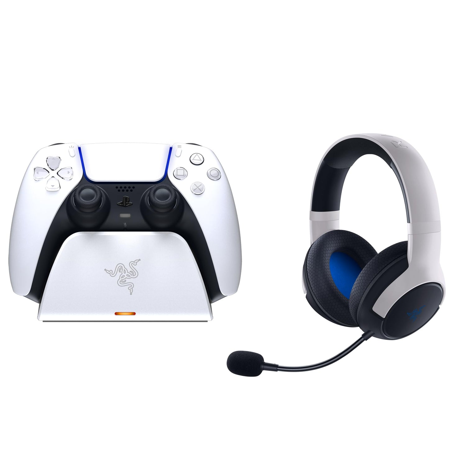 Razer Legendary Duo Bundle for PlayStation 5: Kaira Wireless Headset and Quick Charging Stand for PS5 - (Controller Sold Separately)