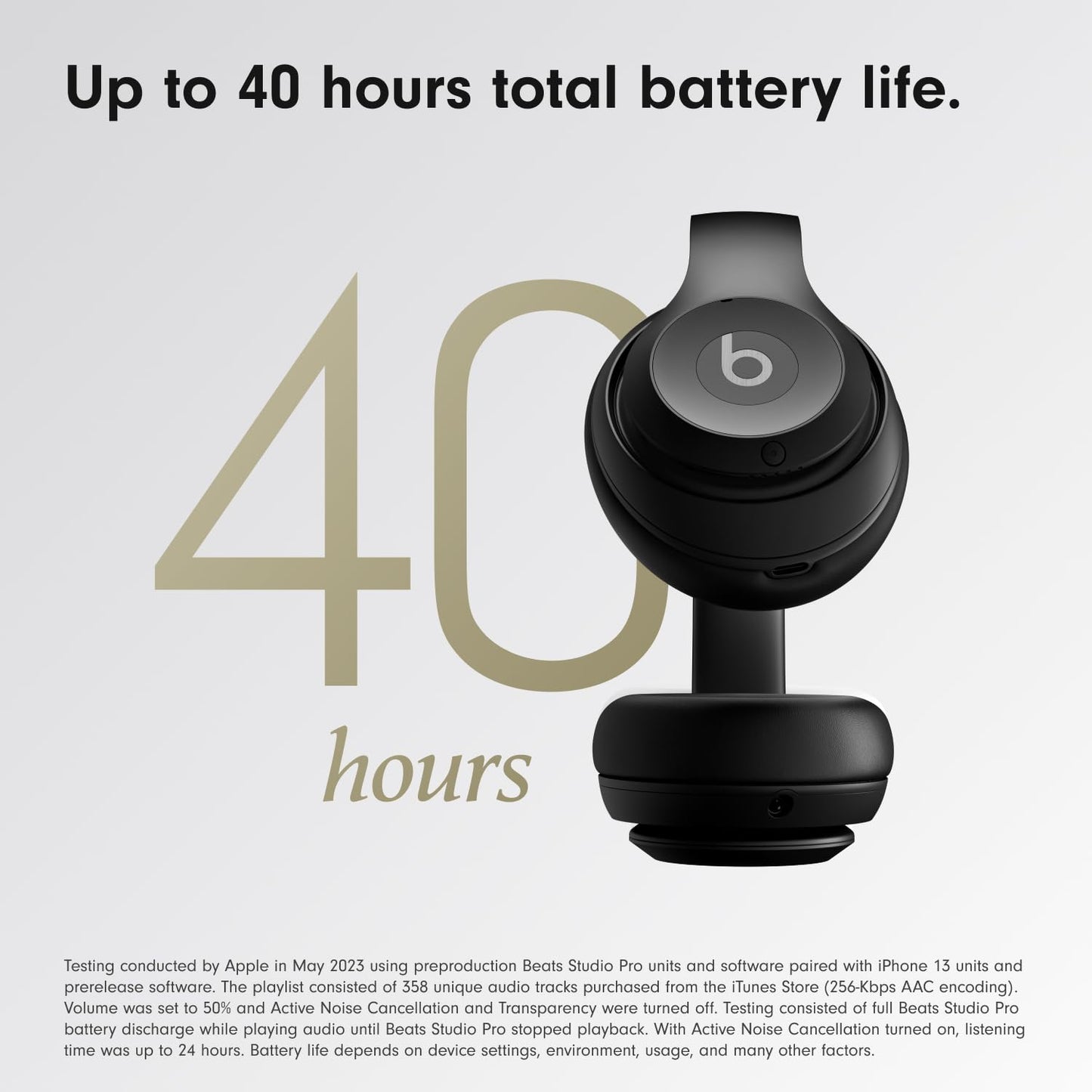 Beats Studio Pro - Premium Wireless Over-Ear Headphones- Up to 40-Hour Battery Life, Active Noise Cancelling, USB-C Lossless Audio, Apple & Android…