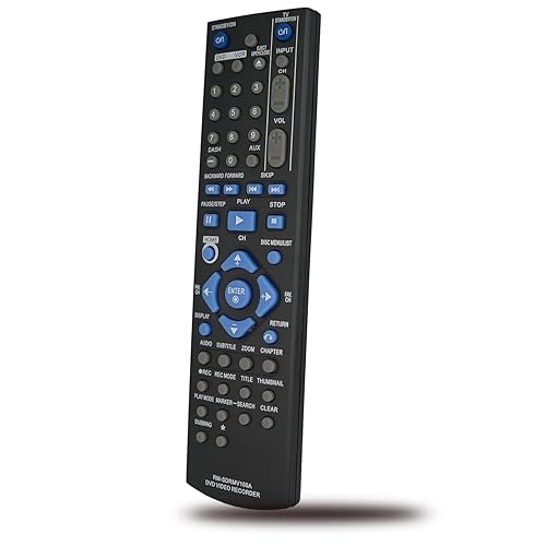Replacement Remote Control for JVC DR-MV80B DR-MV77S DR-MV5SU DR-MV5S DR-DX5 DVD HDD Video Recorder