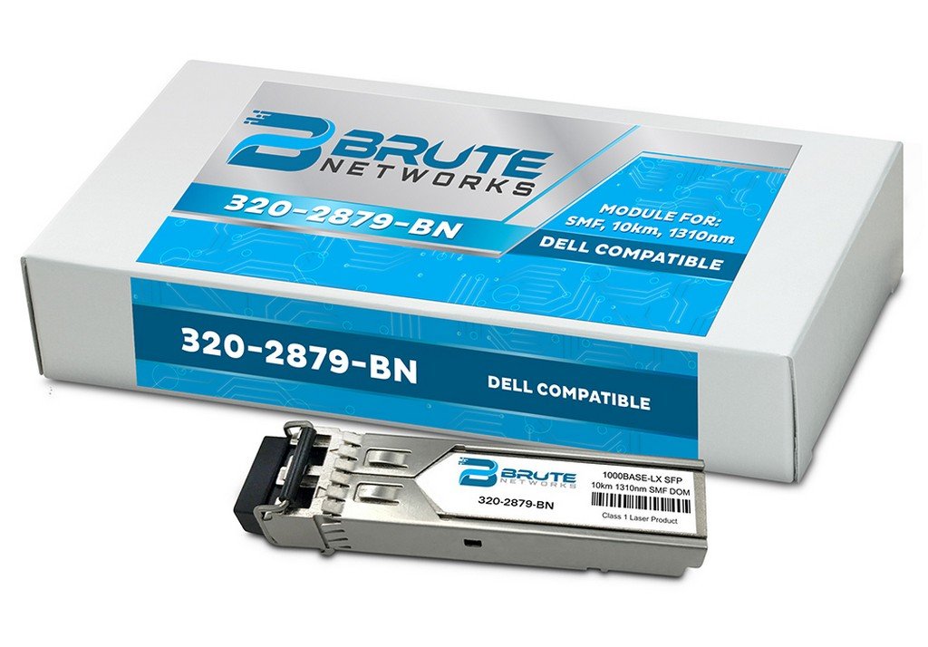 Brute Networks 320-2879-BN - 1000BASE-LX 10km SMF 1310nm SFP Transceiver (Compatible with OEM PN# 320-2879)