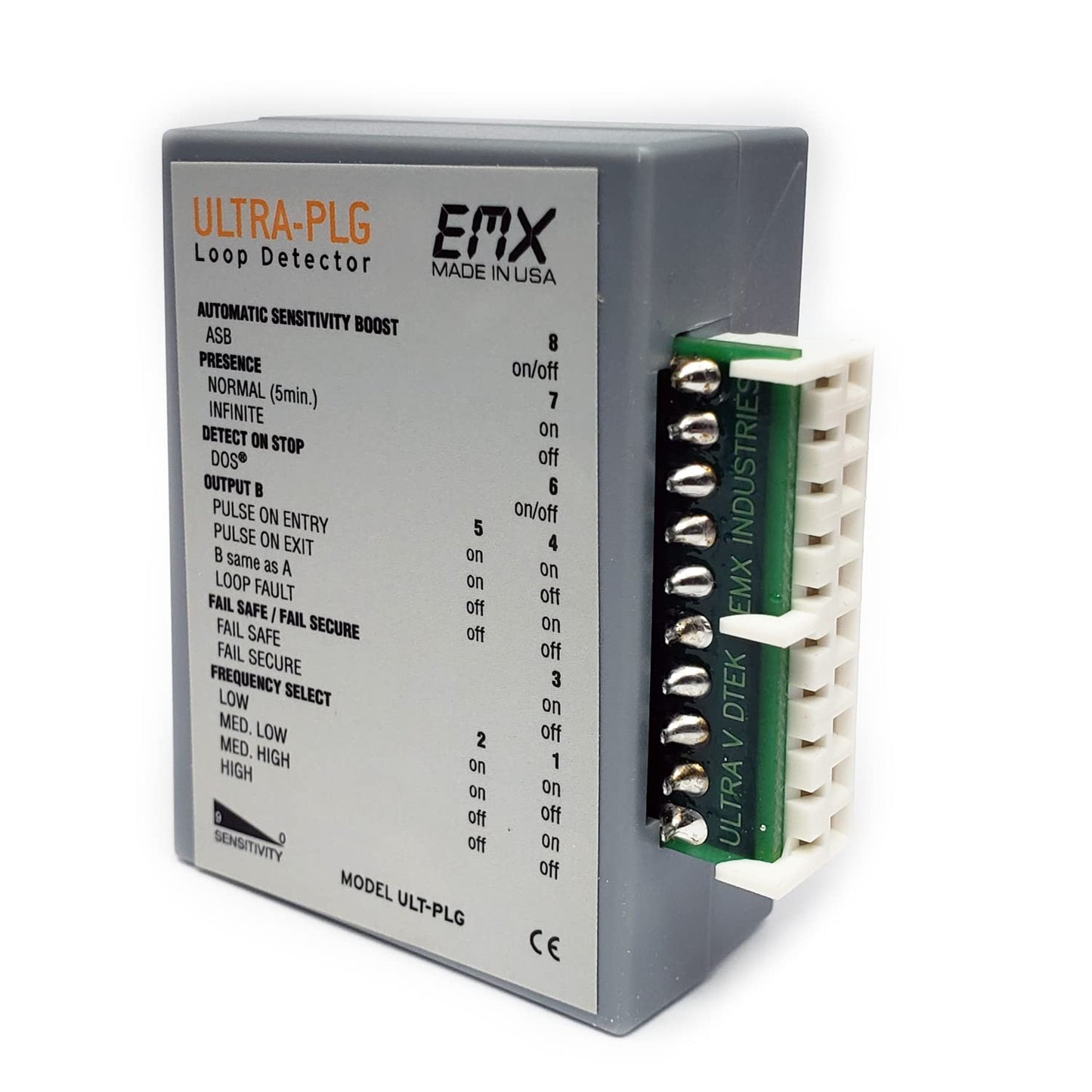 EMX D-TEK ULTRA Plug in Style Vehicle Loop Detector