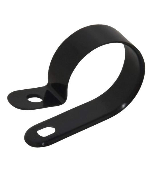 Cable Management Cord Organizer 100 Pcs 5/8" R-Type Nylon Cable Clamps Black Cable Clips Cord Holder Cable Hider UV Resistant Wire Organizer Clips