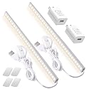 DWEPTU 2Pack LED Under Cabinet Light LED Light Bar with USB Powered Under Cabinet Lights for Closet Light Bar Under Counter Lighting Work Tables