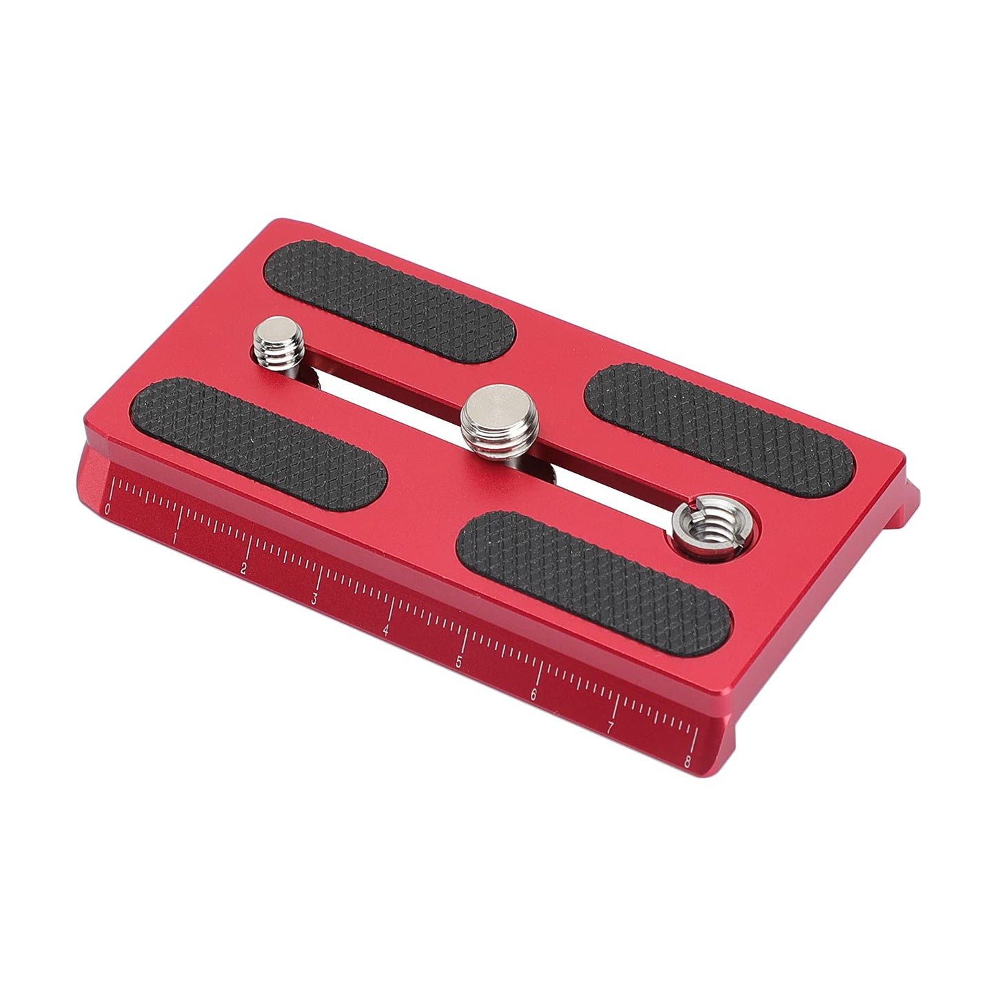 CAMVATE Camera Quick Release Plate with 1/4" & 3/8" Threads Compatible with 577/501/ 504 Tripod(Red) - 2886