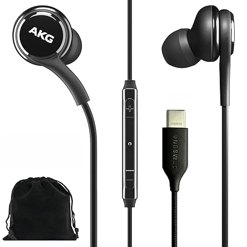 SAMSUNG AKG Earbuds Original USB Type C in-Ear Earbud Headphones with Remote & Mic for Galaxy A53 5G, S22, S21 FE, S20 Ultra, Note 10, Note 10+, S10…
