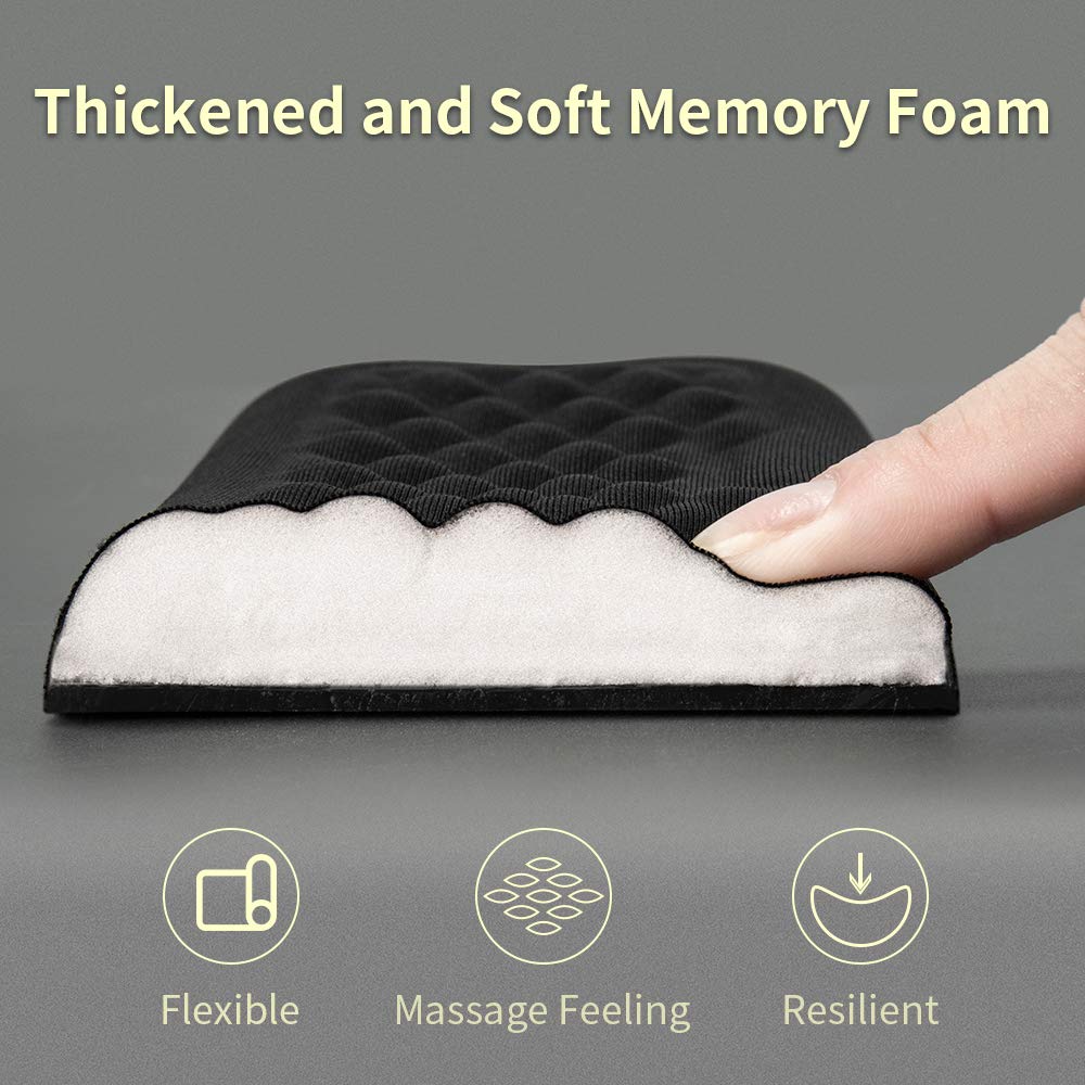 Vaydeer Keyboard Wrist Rest, Large Full Keyboard Support Pad, Memory Foam Hand Cushion for Desk, Ergonomic Computer Laptop Typing, Office Gaming Palm