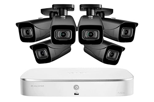 8-Channel Fusion NVR System with 4K (8MP) IP Cameras 6 / Black