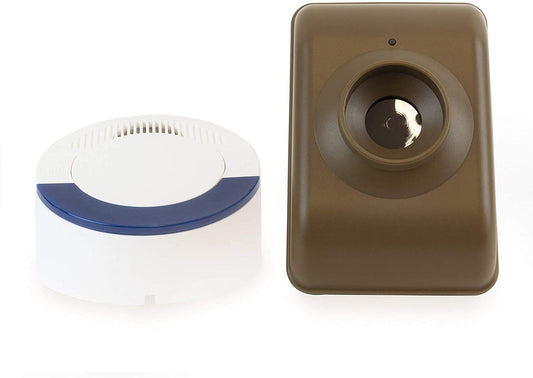 Dakota Alert Long Range Wireless Driveway Motion Detector - DCMA-4000 One Mile Alarm System - Passive Infrared Driveway Alarm Transmitter & Receiver