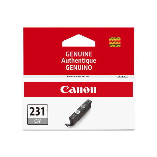 Canon CLI-231 Genuine Gray Ink Tank, Compatible with PIXMA TS8820 Printers