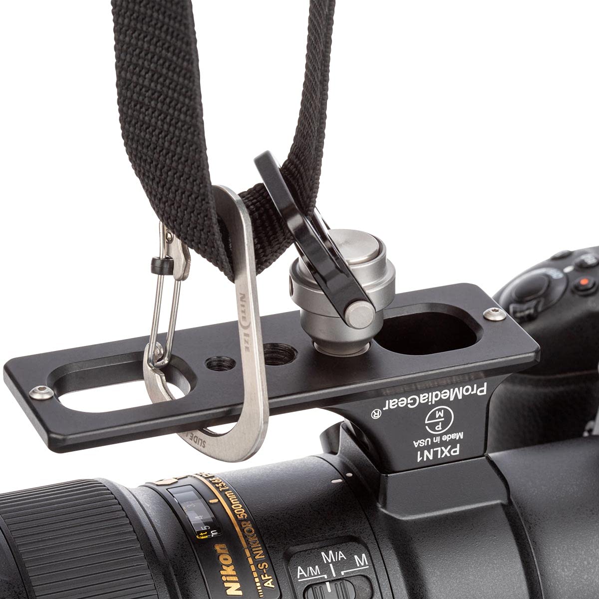 ProMediaGear PXLN1QD Replacement Foot for Nikon 500mm pf & 70-200 F/2.8FL, VR1&2 with QD Strap Port