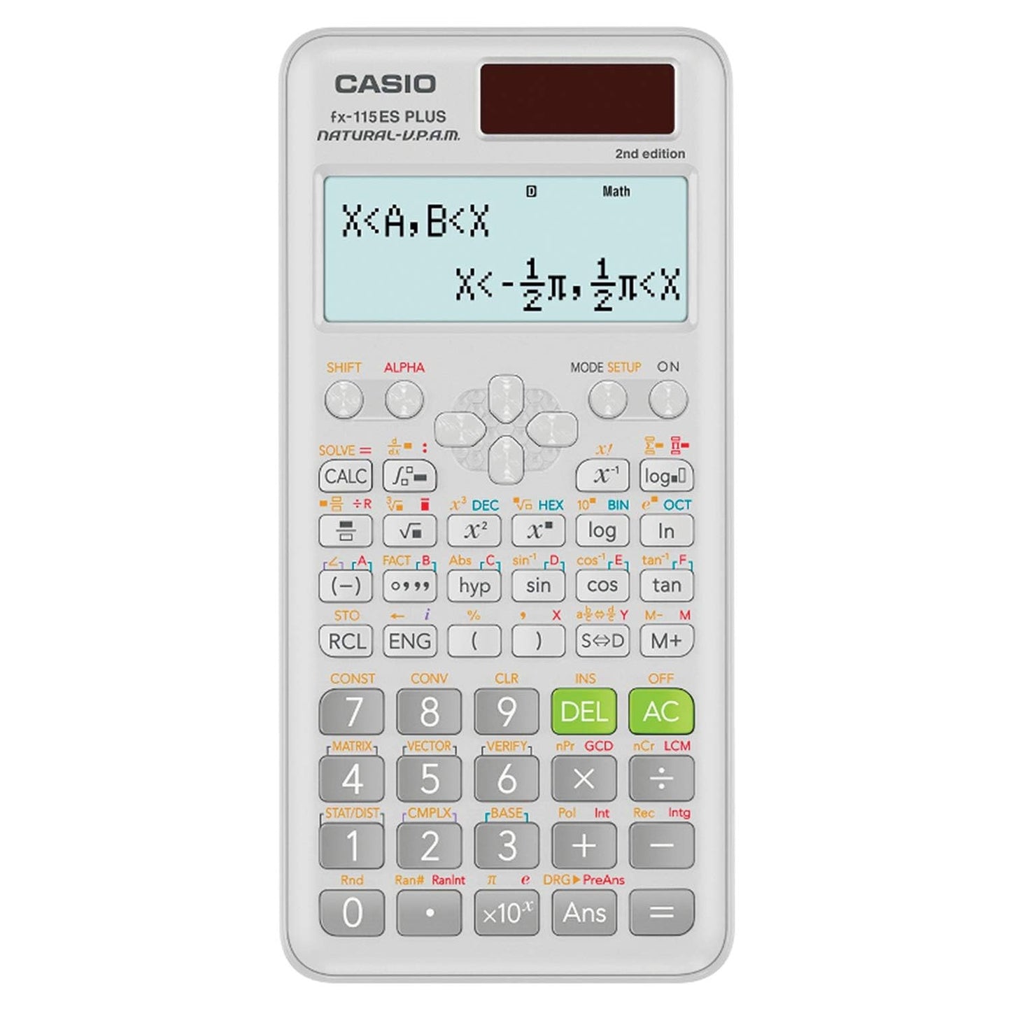 Casio fx-115ES Plus 2nd Edition - Advanced Scientific Calculator | 280+ Functions, Natural Textbook Display? | Ideal for Math, Science, Engineering
