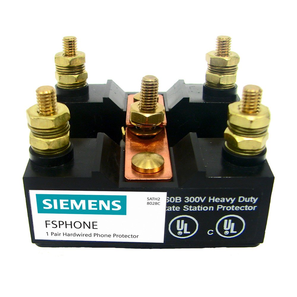 Siemens FSPHONE First Surge Whole House Phone, DLS, or Modem Protection