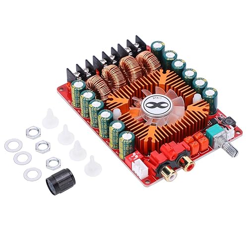 Zerone Audio Amplifier Board Digital, TDA7498E 160W + 160W High Power Channel Stereo Amplifier Module Supports BTL Mode, 4.25 x 3.1in