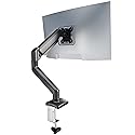 Single Monitor Arm Desk Mount?Gas Spring Monitors Arm for 17-32 inch Screens,Adjustable Computer Monitors Stand up to 4.4 to 19.8 lbs,Vesa Mount