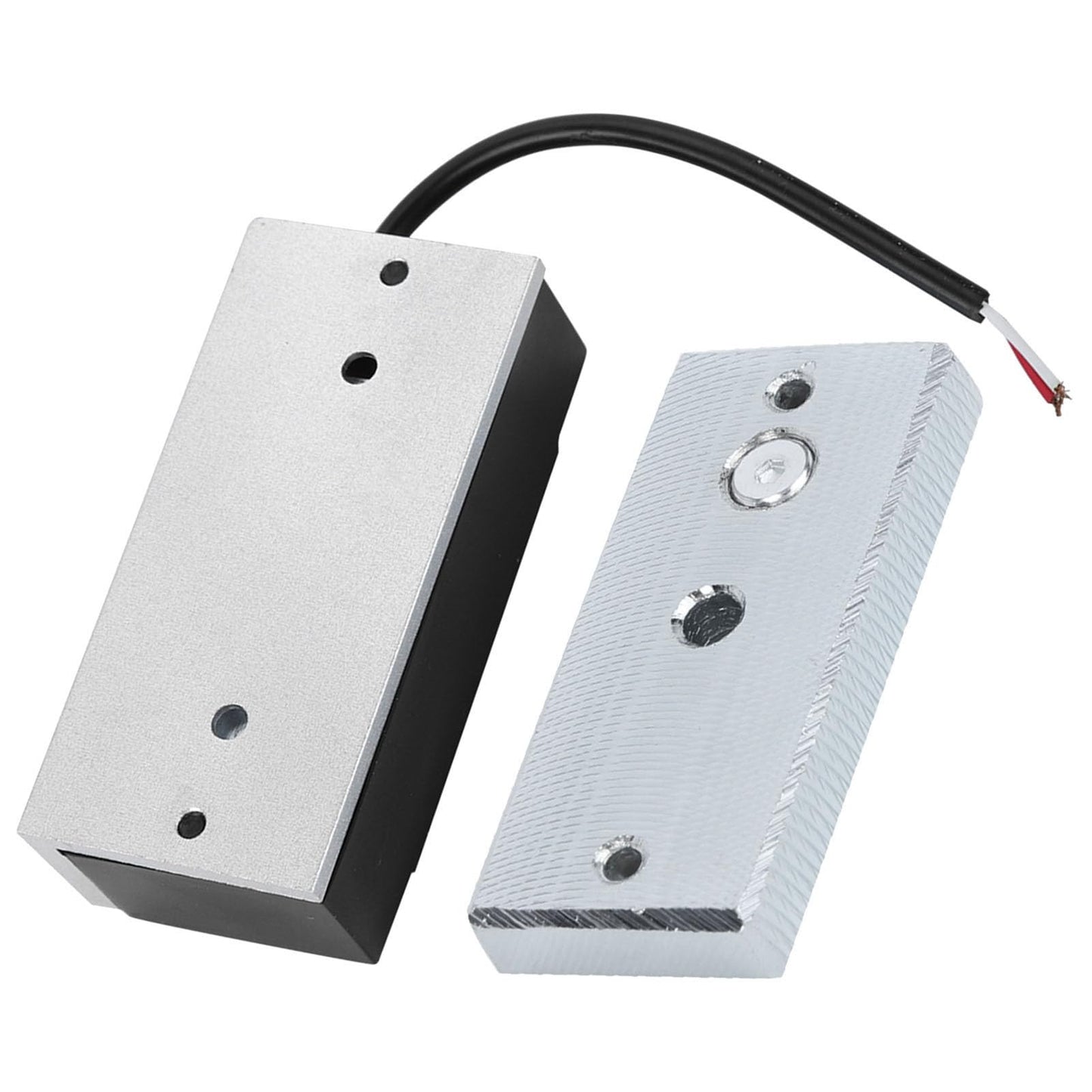 Electric Magnetic Lock,60kg 130LBs Holding Force Electromagnetic Lock for Door Access Control System,Electromagnet Fail- NC Mode(DC24V)