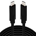 VisionTek USB-C to USB-C 3.1 Gen 2 Cable - 100W Power Delivery - 10Gbps High-Speed Data Transfer - DP Alt Mode Video Output - 2 Meters (6.56 ft)