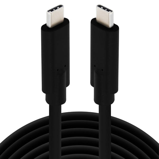VisionTek USB-C to USB-C 3.1 Gen 2 Cable - 100W Power Delivery - 10Gbps High-Speed Data Transfer - DP Alt Mode Video Output - 2 Meters (6.56 ft)
