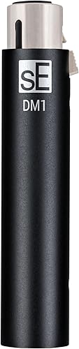 sE Electronics DM1 Dynamite Ultra-Slim Inline Microphone Preamp for Ribbon & Dynamic Microphones - Mic Preamp with +28dB Gain for Clean, Natural Sound
