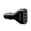 iFlash 9.6A 4 Port Car Charger Compatible with Apple iPhone 17 16 15 14 13 12 11 Pro Max X XS mini iPad iPod Touch, Samsung Galaxy S25 S24 S23 20