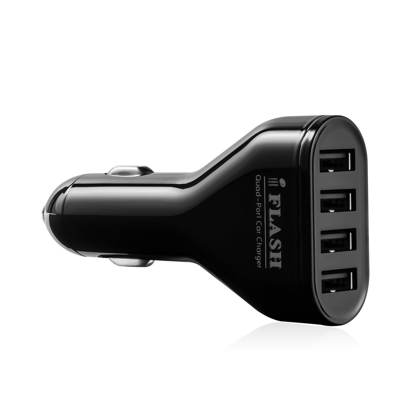 [Quad Port] iFlash 9.6A Car Charger for/Compatible with Apple iPad Pro/Air/mini/iPhone 13 12 11 Pro Max 6 7 8 X XS XR & Samsung Galaxy S7 S8 S9 S10