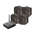 1/2 Mile Hosmart Driveway Alarm Wireless Sensor System & Driveway Sensor Alert System Weatherproof Security Outdoor Motion Sensor & Detector(1
