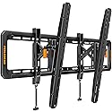 Perlegear Advanced Tilting TV Wall Mount, Pre-Assembled TV Mount for Most 42-90 inch TVs up to 150 lbs, 6-inch Arm Extension, 15° Full Tilt, Fits