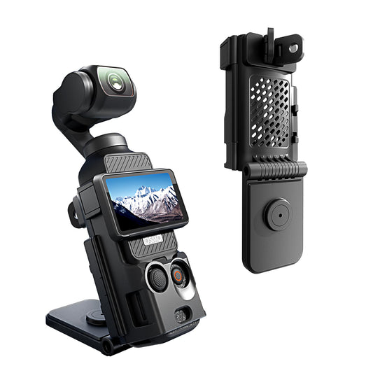 ALTSON Magnetic Mount Stand for DJI Osmo Pocket 3, DJI Osmo Pocket 3 Accessories-Multifunction Expansion Adapter 180° Adjustable Magnet Base, 1/4"