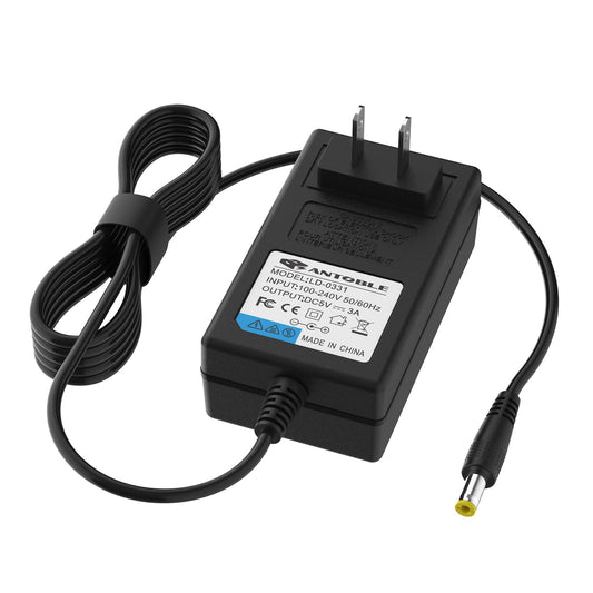 ANTOBLE DJ Controller Power Supply for Pioneer Pro DDJ-SX3 DDJ-SX2 DJJ-SX1 Charger, 5V 3A DJ Controller Power Cord Compatible with Pioneer DDJ-SX…