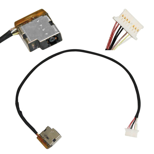 GinTai Laptop DC Power Jack Harness Cable Socket Plug Charging Port Replacement for HP 17-g130ds 17-g130nr 17-g131cy