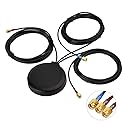 Bingfu 4G LTE MIMO Cellular GPS Adhesive Magnetic Mount Antenna for 4G LTE GPS Cradlepoint IBR900 IBR1700 Sierra Wireless Airlink MG90 MP70 GX450 RV50