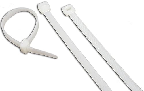 Morris 20012 18LB Tensile Strength Nylon Cable Tie, 3-Inch Length, 100-Pack