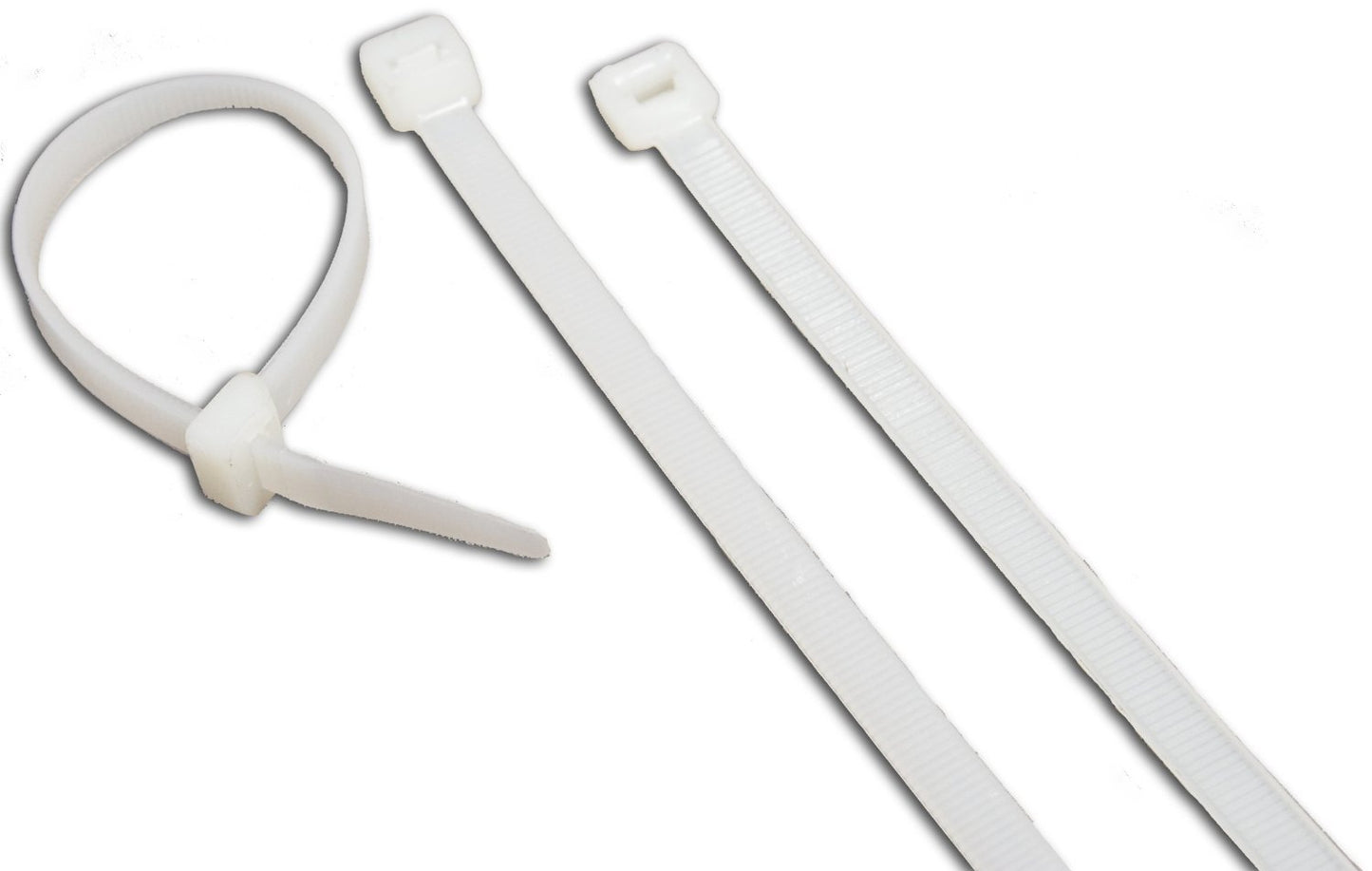 Morris 20012 18LB Tensile Strength Nylon Cable Tie, 3-Inch Length, 100-Pack
