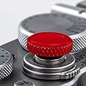 Fuji Shutter Release Button Accessories: Fujifilm Camera Soft Shutter Button - Red Shutter Button for Canon Nikon Leica Film X100V X100F Xt5 Xt4 Xt3