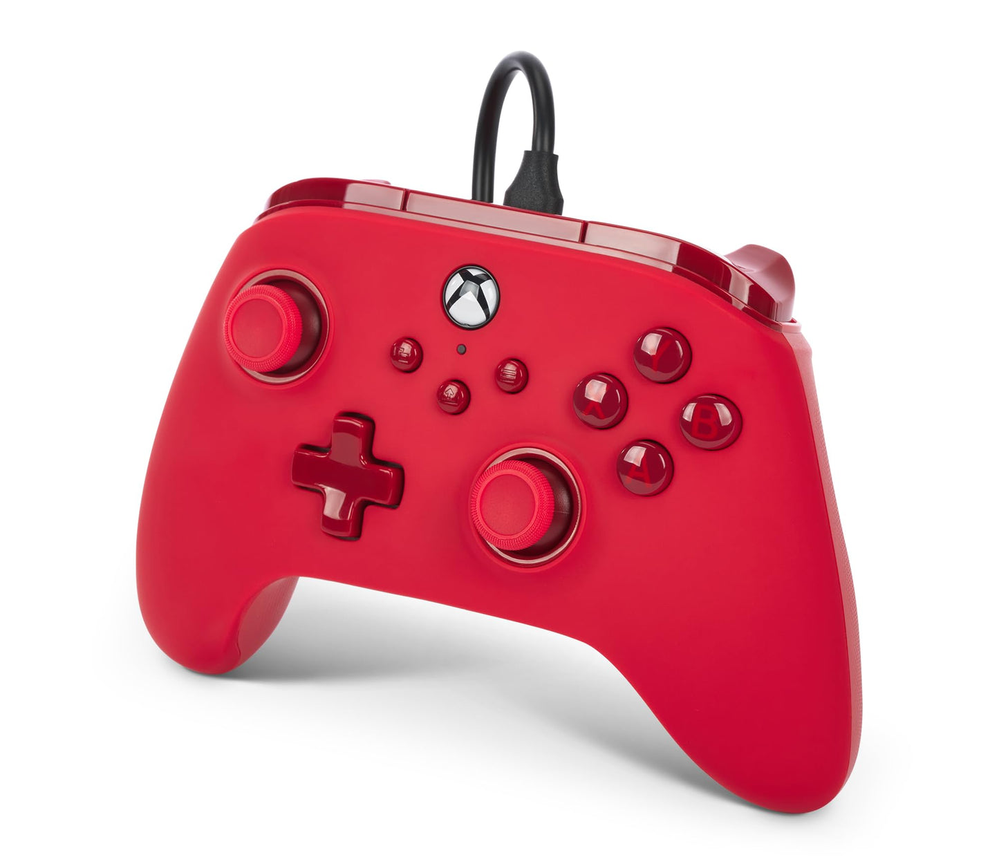 PowerA Advantage Wired Controller for Xbox Series X|S - Red, Xbox Controller with Detachable 10ft USB-C Cable, Mappable Buttons, Trigger Locks