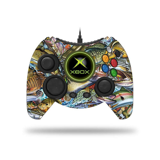 MightySkins Skin Compatible with Microsoft Xbox One Hyperkin Duke Controller - Action Fish Puzzle | Protective, Durable, and Unique Vinyl Decal wrap