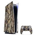 MightySkins Carbon Fiber Gaming Skin for PS5 / PlayStation 5 Bundle - DRT | Durable Textured Carbon Fiber Finish | Easy to Apply and Change Style |